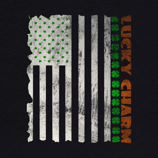 Irish American Flag, St Patrick's Day by hippyhappy